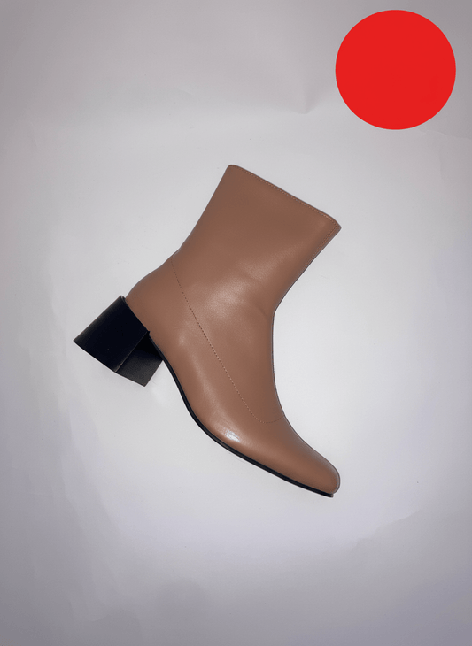 RED DOT - LINDA BOOT Tan - LAX
