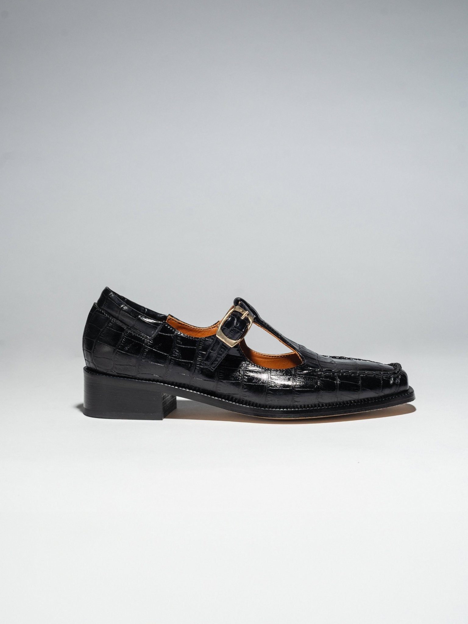 SAM T - BAR Black Croc - LAX