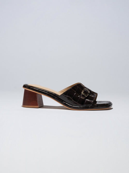 TERRA URBANA CHOCOLATE BROWN CROC - LAX