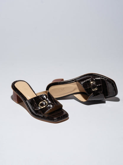 TERRA URBANA CHOCOLATE BROWN CROC - LAX