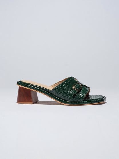 TERRA URBANA Forest green croc SAMPLE - LAX
