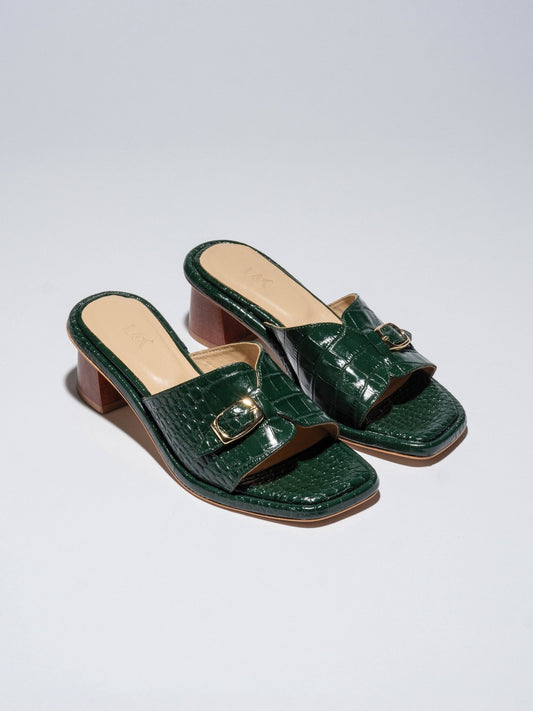 TERRA URBANA Forest green croc SAMPLE - LAX